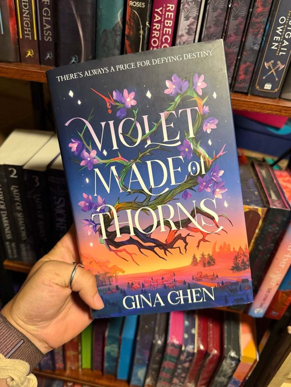 Violet Made of Thorns Gina Chen FairyLoot Special Edition Hardcover